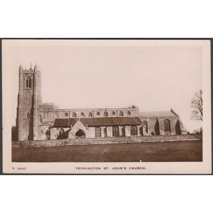 Terrington St John's Church, Norfolk, c.1910 - Kingsway RP Postcard