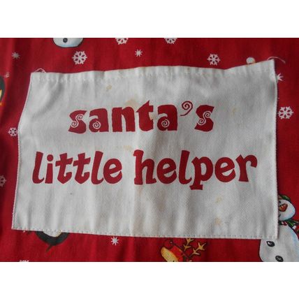 Santa's Little Helper Apron and Hat