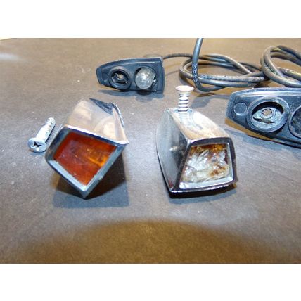 1973 1974 Plymouth Satellite Road Runner Fender Turn Signal Indicators 3588746