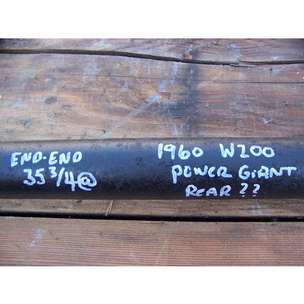 1960 DODGE POWER GIANT POWER WAGON DRIVELINE OEM 35 3/4" REAR