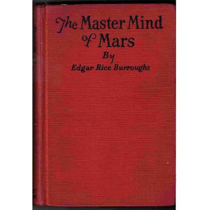 THE MASTER MIND of MARS Edgar Rice Burroughs hardcover book (1928)