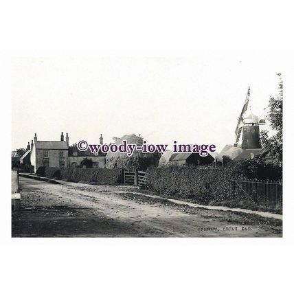 pu1713 - Gedney Drove End & Windmill nr Holbeach , Lincolnshire - print 6x4