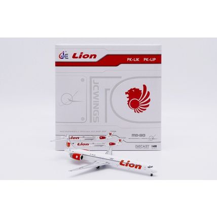 MD-90 LION AIR REG: PK-LIK WITH ANTENNA - JC WINGS LH4398 1/400-PRE ORDER