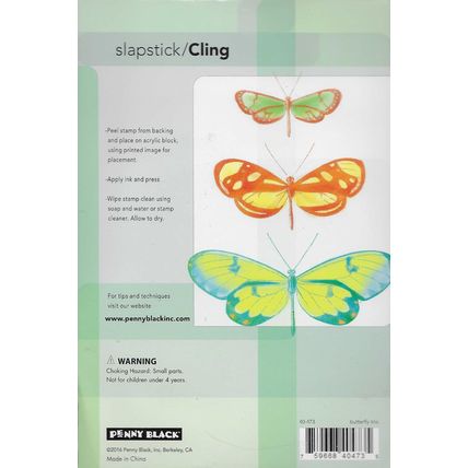 Penny Black. Butterfly Trio Stamp Set. Stamping Cardmaking Crafts