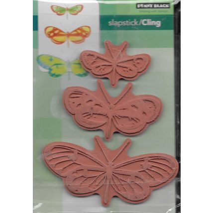 Penny Black. Butterfly Trio Stamp Set. Stamping Cardmaking Crafts