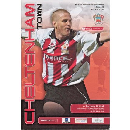 CHELTENHAM TOWN v TORQUAY UTD COCA COLA LEAGUE 2 2005
