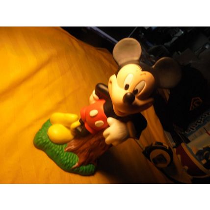30 year old MICKEY MOUSE Vinyl Bank!! Justoys, 1994! $18.00 Shipped! This Vinyl