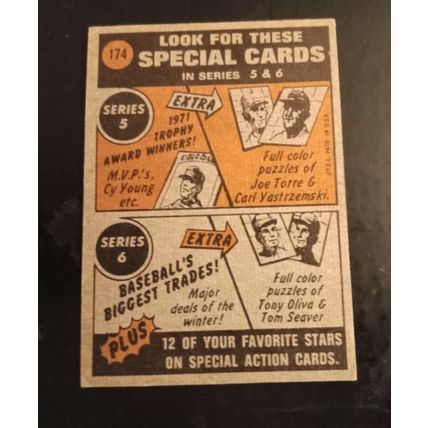 Topps 1972 #174 Clay Kirby San Diego Padres Pitcher 6.0 Excellent/Mint Condition