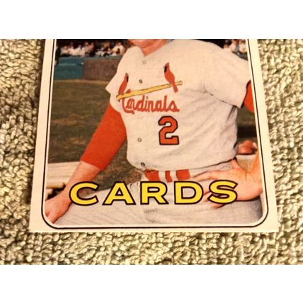 1969 Topps # 462 Red Schoendienst Cardinals Mrg. EX Or Better Shape No Creases