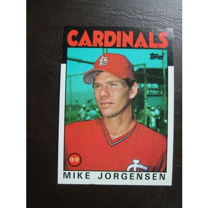 Two (2) Mike Jorgensen Baseball Cards - See Pictures and Description Below