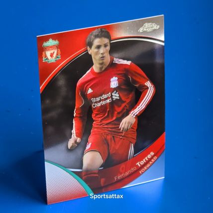 2023-24 Topps Liverpool Chrome Fernando Torres Forward Base Legend #53