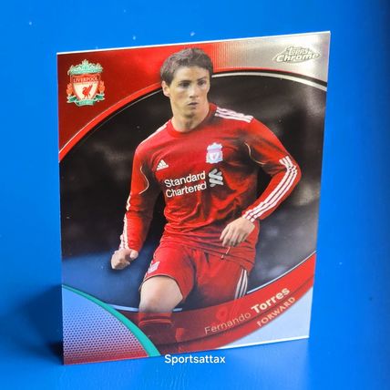 2023-24 Topps Liverpool Chrome Fernando Torres Forward Base Legend #53