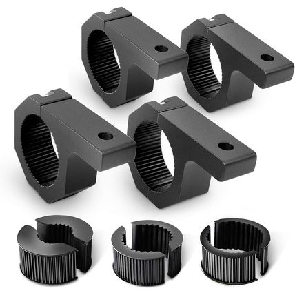 Nilight - 90020D 4PCS Mounting Bracket Kit LED Off-Road Light Horizontal Bar