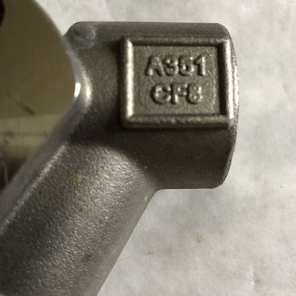Weld 3/4" Spirax Sarco A351 CF8,67986 Y Strainer W/blowdown Connector,AG