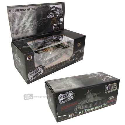 SHERMAN TANK M4 75, 753TH TANK BATTALION GUSTAV LINE ITALY 1944 FOV 1/32 912101A