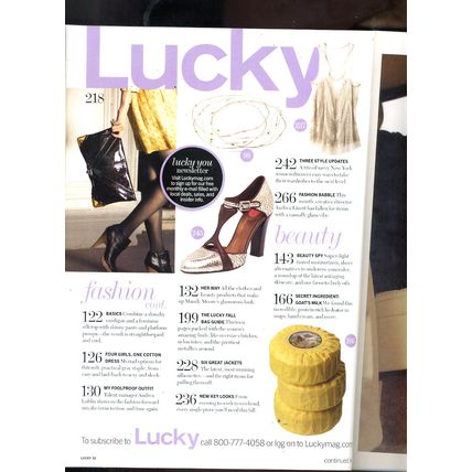Lucky 10/07, Mandy Moore Cover, Julie York,October 2007 ONE STEP STYLE EXC.
