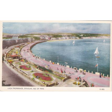 EC967 DOUGLAS -LOCH PROMENADE. PRINTED POSTCARD