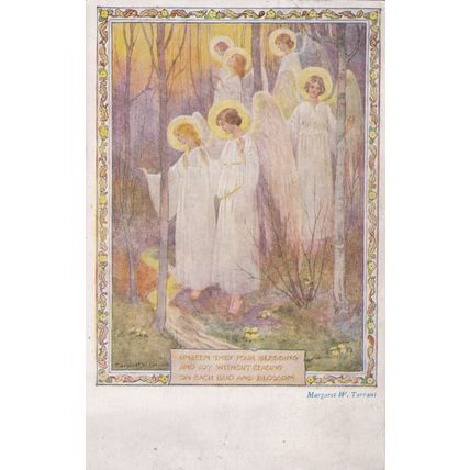 ED57 UNSEEN THEY POUR BLESSING. MARGARET TARRANT