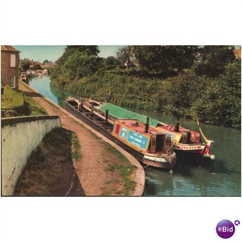 GB Postcard 1994 - Pair of narrow boats Braunston, Northamptonshire GUC