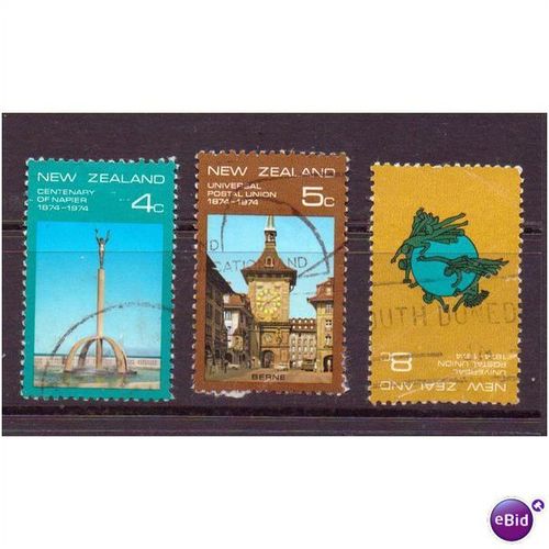 new zealand stamps napier and upu 1974 sg1047 used