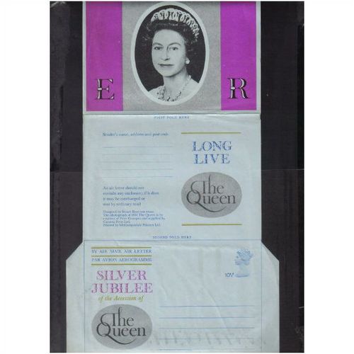 1977 GB QUEENS SILVER JUBILEE AIRMAIL LETTER