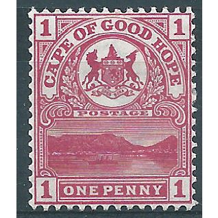 Cape of Good Hope 1900 SG69 1d Carmine Mounted Mint .. ..