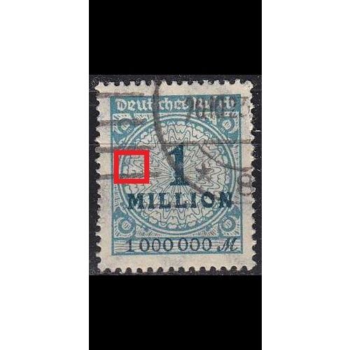 GERMANY REICH [1923] MiNr 0314 AP HT ( O/used ) [02]