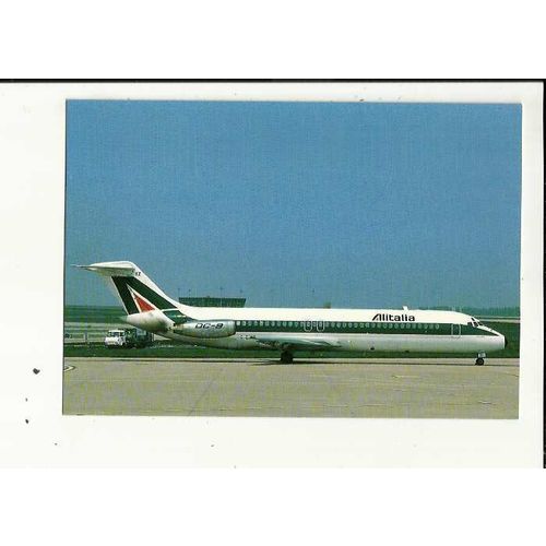 Aviation ALITALIA DC9-30Postcard by Editions P.I. (538)