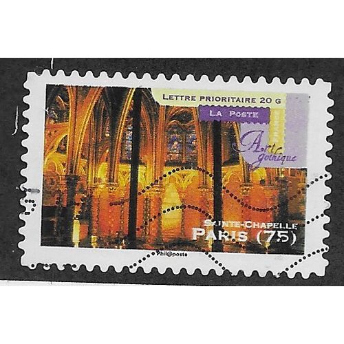 FRA 2011 (58c) 'GOTHIC ART - PARIS 75' FINE USED (EBID57-580)