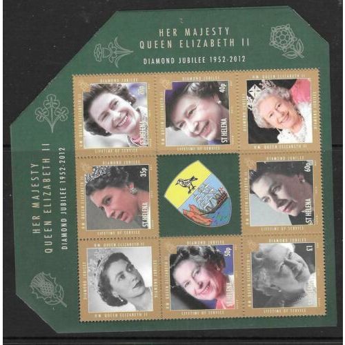 ST.HELENA Sg MS1181 2012 DIAMOND JUBILEE mint never hinged (SGA12)