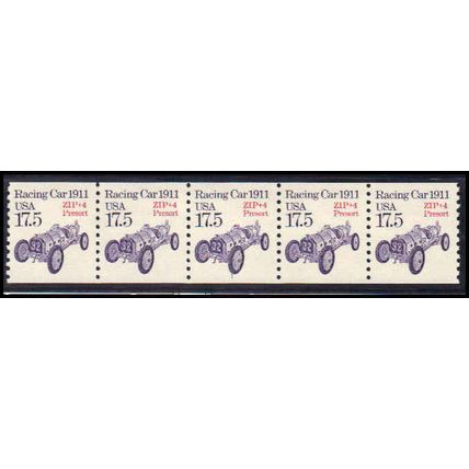 2262a 17.5c Race Car Very Fine MNH Dry Gum PNC 1/5 Z5191