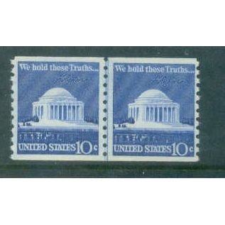 1520 10c Jefferson Memorial Fine MNH CLP P0029
