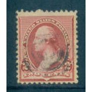 Used 220 2c George Washington Just Clears M02021