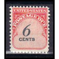J94 6c Postage Due Just Clears MNH KA0605