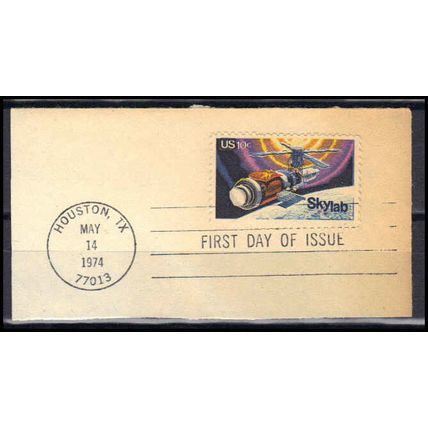 Used 1529 10c Skylab First Day of Issue Houston, TX. E2052