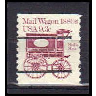 1903a 9.3c Mail Wagon Fine MNH Dry Gum Gap Single RS PreCnx CA1113