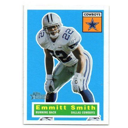 2001 Topps Heritage Emmitt Smith - Card # 21