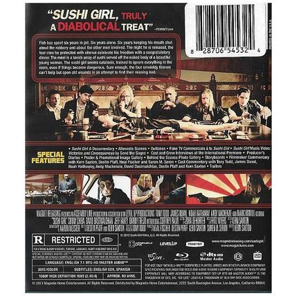 Blu-Ray - Sushi Girl (2012) *Cortney Palm / Mark Hamill / Tony Todd / Thriller*