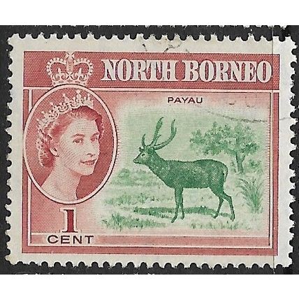 NORTH BORNEO 1961 SG 391 - #2 fine used (o)