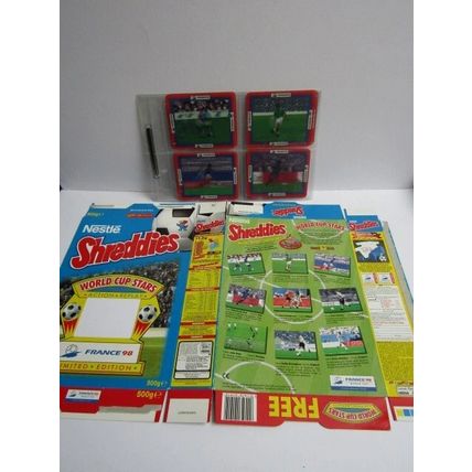 Nestle 1998 Shreddies Cereal Box France 98 World Cup Cards 500g