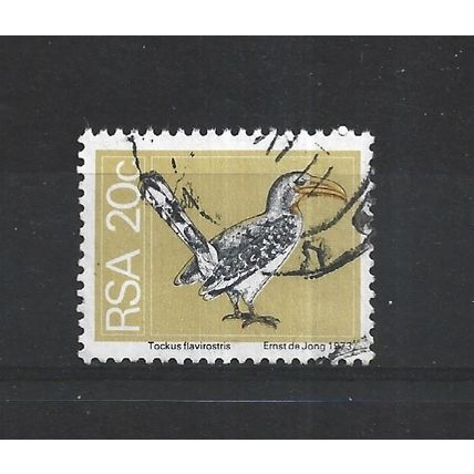 SouthAfrica.SG359 20c Yellow-billed Hornbill.Fine Used.Sep25g