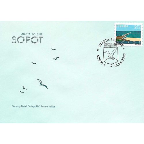 Poland Mi 4190 FDC: 2 Zl. 20 multicoloured The Mole, Sopot.