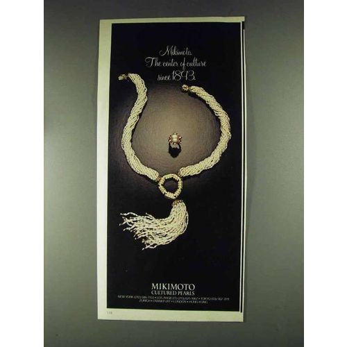 1979 Mikimoto Pearl Jewelry Ad - Center of Culture