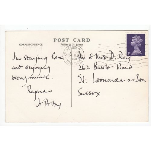 West Green Heighington Postcard 1968 near Darlington Co Durham