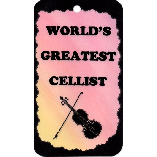 5030 World's Greatest Cellist Cello Sign Magnet Music Band Choir Symphony Gift