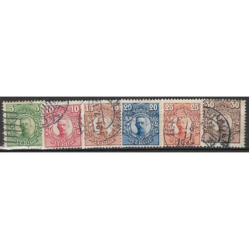 1911/1919 6 different values - fine used (o)