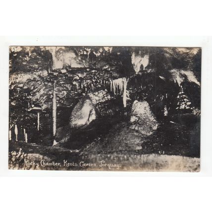 Rocky Chamber Kent's Cavern Torquay Devon RP Postcard