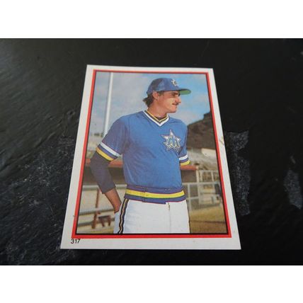 1983 Topps Stickers # 317 Ed VandeBerg Very Good (3) Seattle Mariners