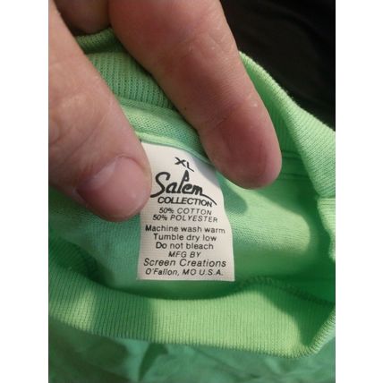 Salem Cigarettes Fresh on The Scene Green Neon T Shirt XL