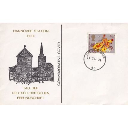 Hannover Station Fete Germany Forces First Day Cover